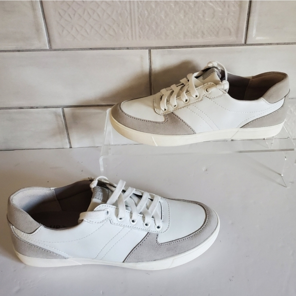 NWT Naturalizer 9.5 Modern Contemporary Academia Tennis Prep Leather Sneakers - Picture 4 of 10